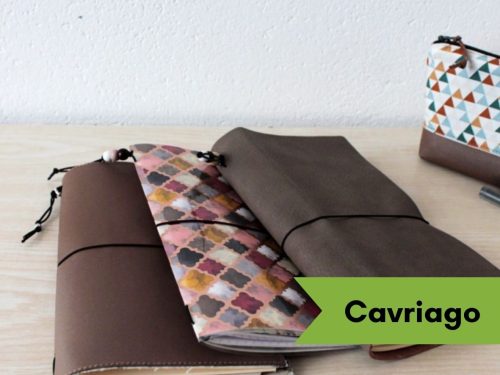 Agenda Midori con due taccuini_Workshop rilegatura